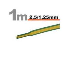 Tub termocontractibilGalben-verde • 2,5 / 1,25 mm
