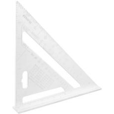 Echer tamplar/dulgher, aluminiu, triunghiular, cu picior, 180x4 mm, Richmann MART-C1326